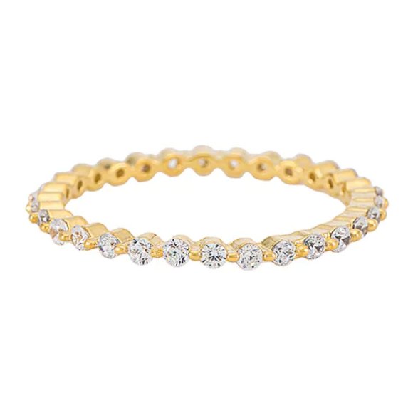 BaubleBar Jewelry - NEW BaubleBar Delicate Stone Ring Crystal Clear